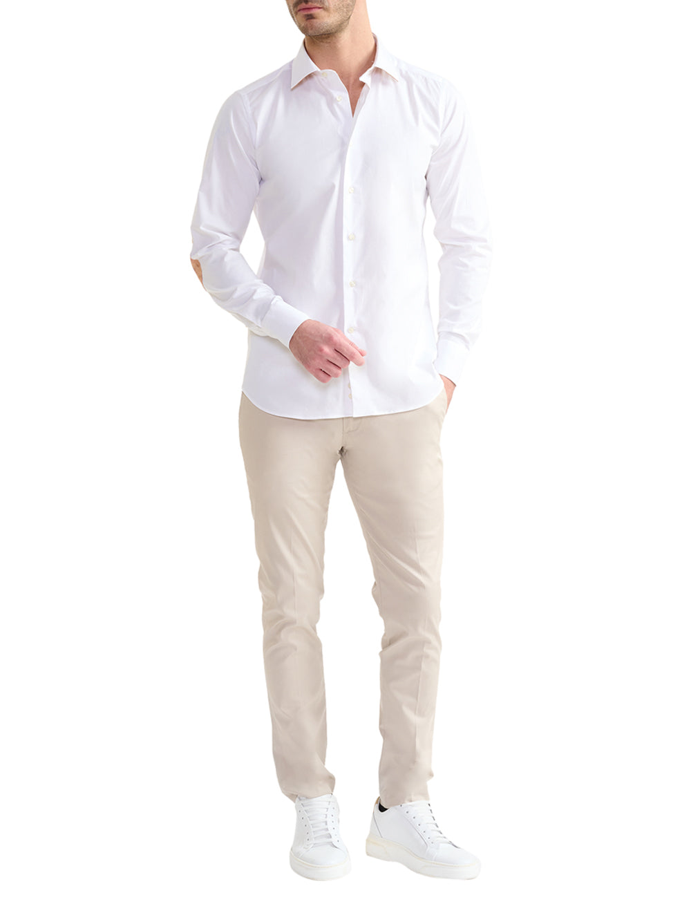 1^CLASSE Camicia Slim Fit Uomo - Bianco modello 1312UE38