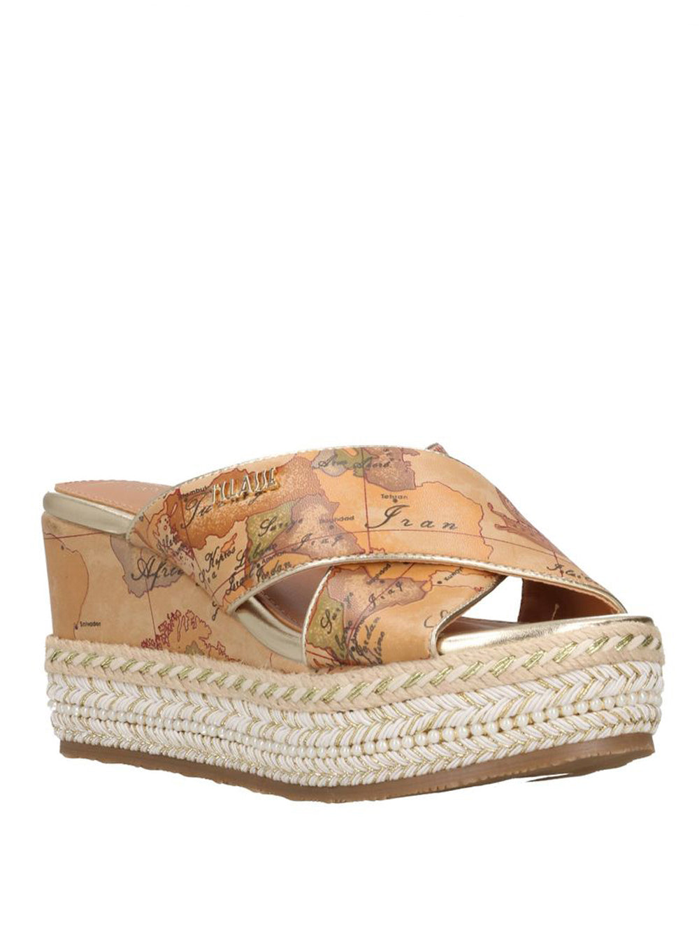1^CLASSE Sneakers con zeppa Donna - Naturale modello 1401750A