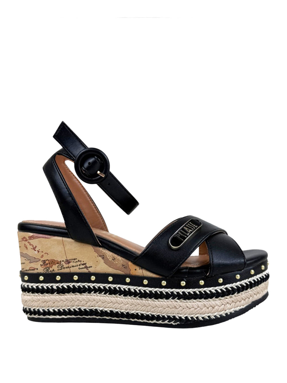 1^CLASSE Sandali con zeppa Donna - Nero modello 14028662