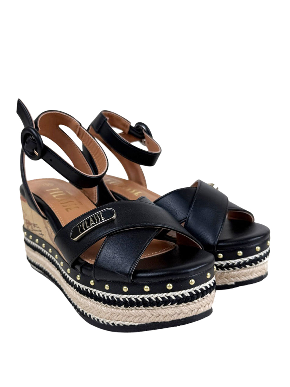 1^CLASSE Sandali con zeppa Donna - Nero modello 14028662