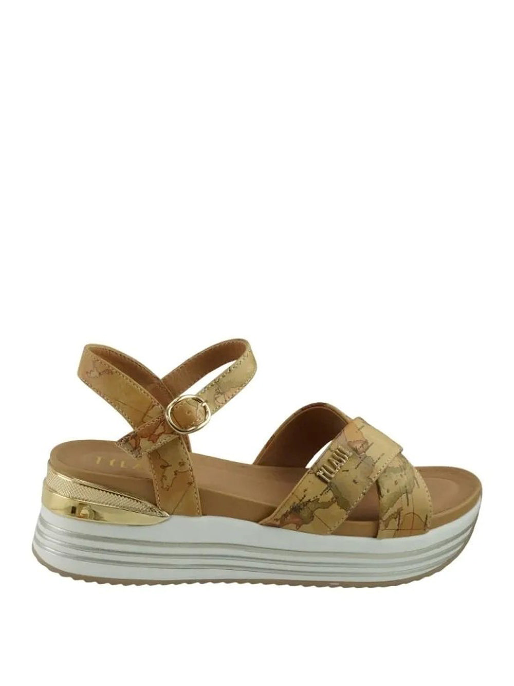 1^CLASSE Sandali con zeppa Donna - Naturale modello 14129820