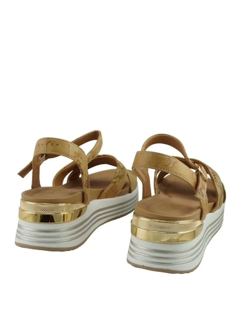 1^CLASSE Sandali con zeppa Donna - Naturale modello 14129820