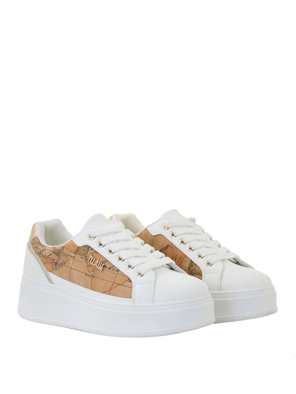 1^CLASSE Sneakers platform Donna - Bianco modello 1468300E