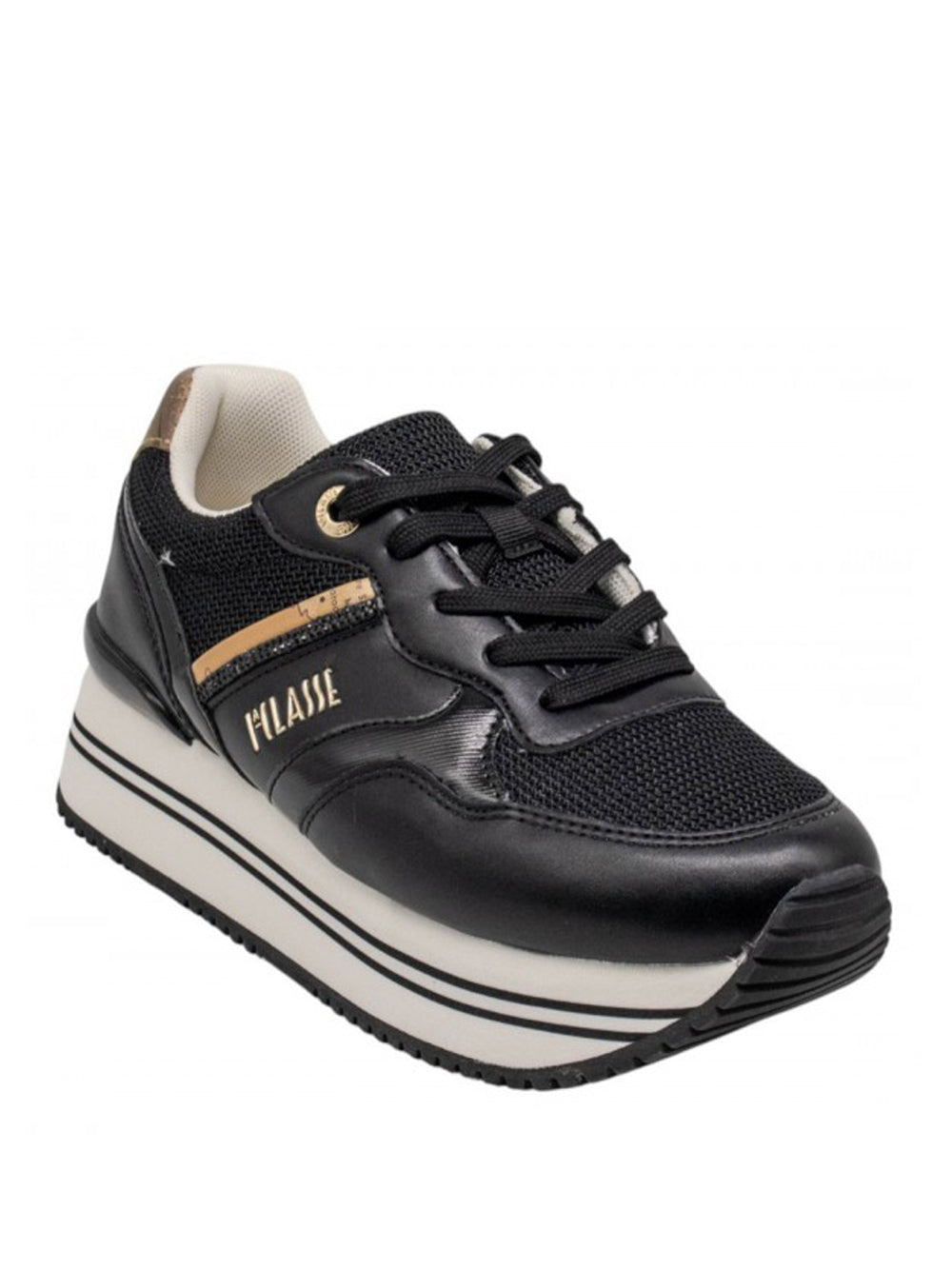 1^CLASSE Sneakers platform Donna - Nero modello 24410558