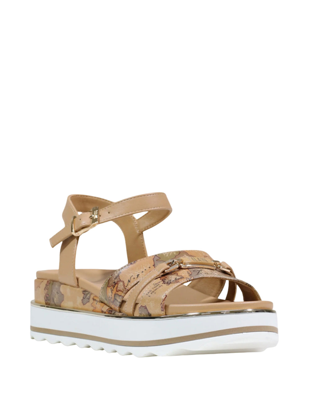 1^CLASSE Sneakers con zeppa Donna - Beige modello 24660371
