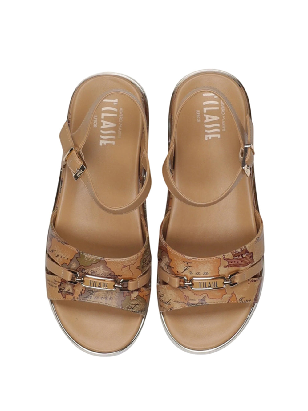 1^CLASSE Sneakers con zeppa Donna - Beige modello 24660371