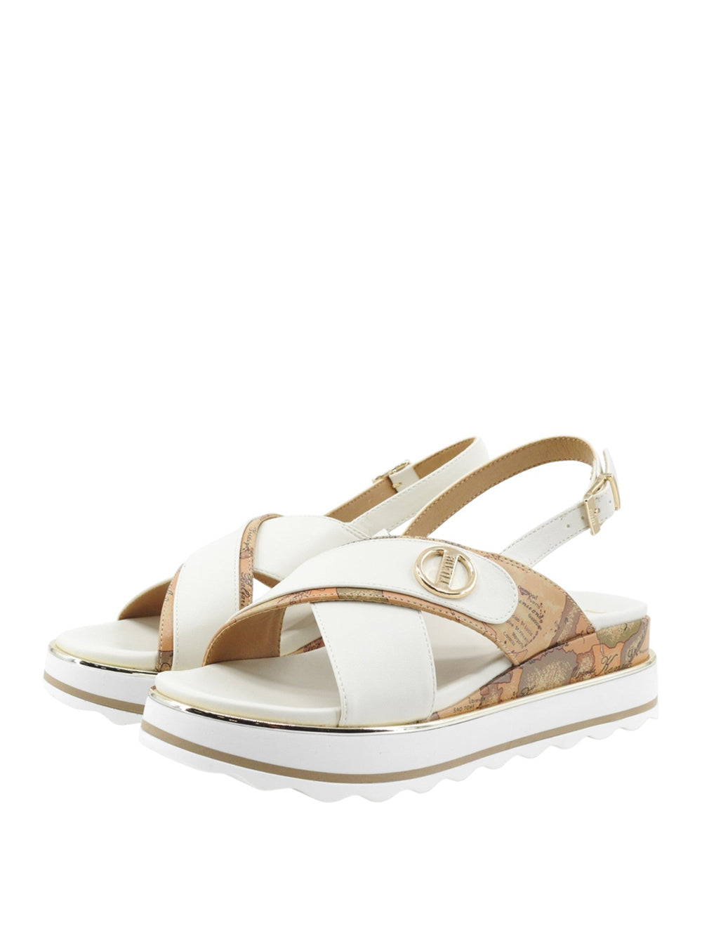 1^CLASSE Sandali con zeppa Donna - Bianco modello 24710371