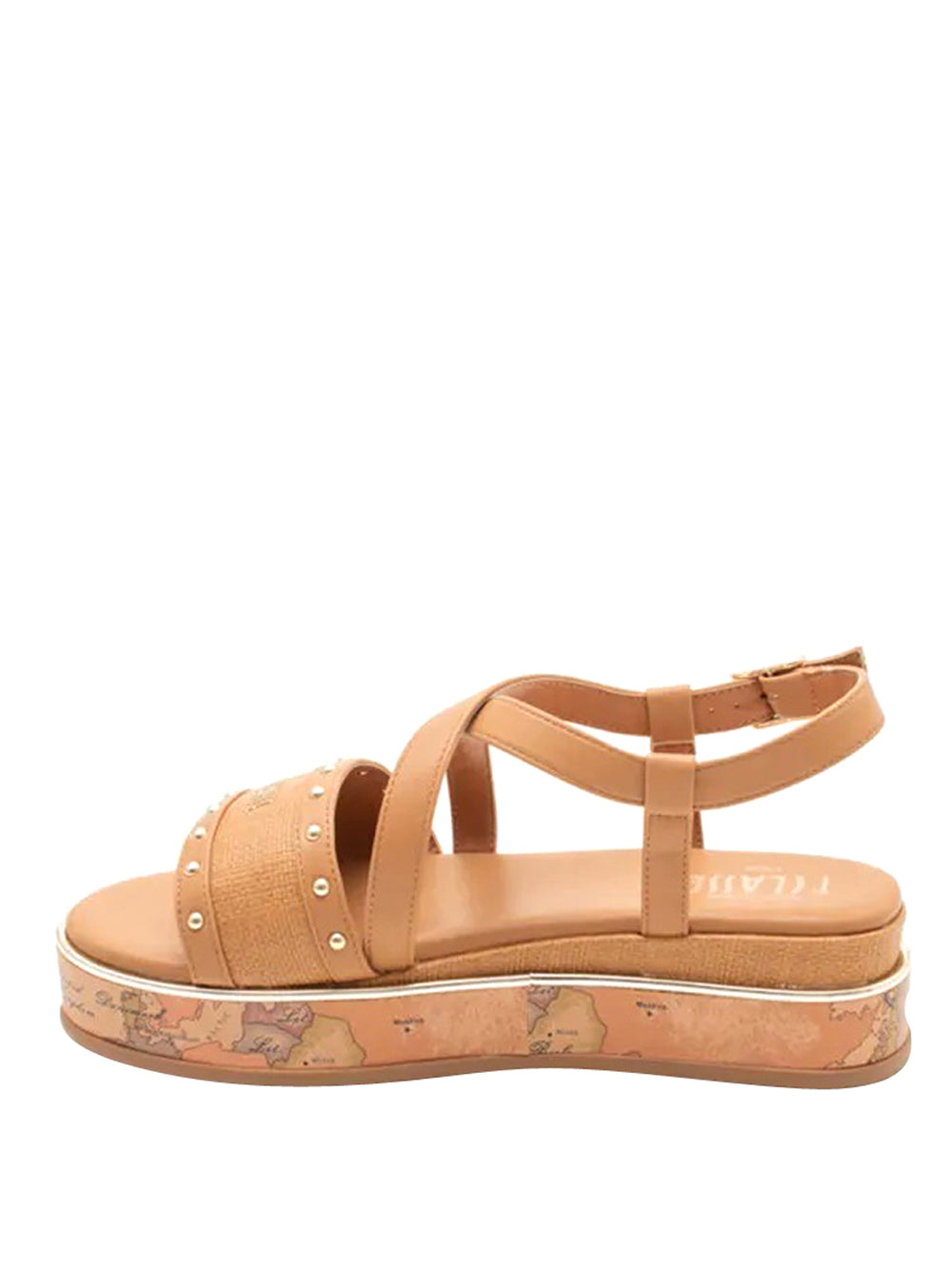 1^CLASSE Sandali con zeppa Donna - Cuoio modello 24771923