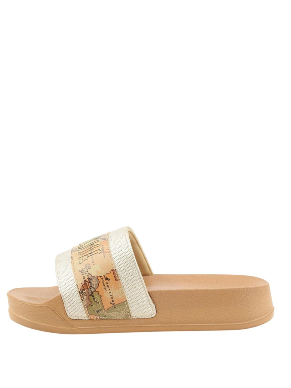 1^CLASSE Ciabatte slippers Donna - Platino modello 25040513