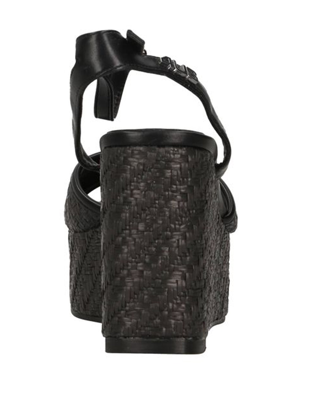 4US Sandali con zeppa Donna - Nero modello 4US120