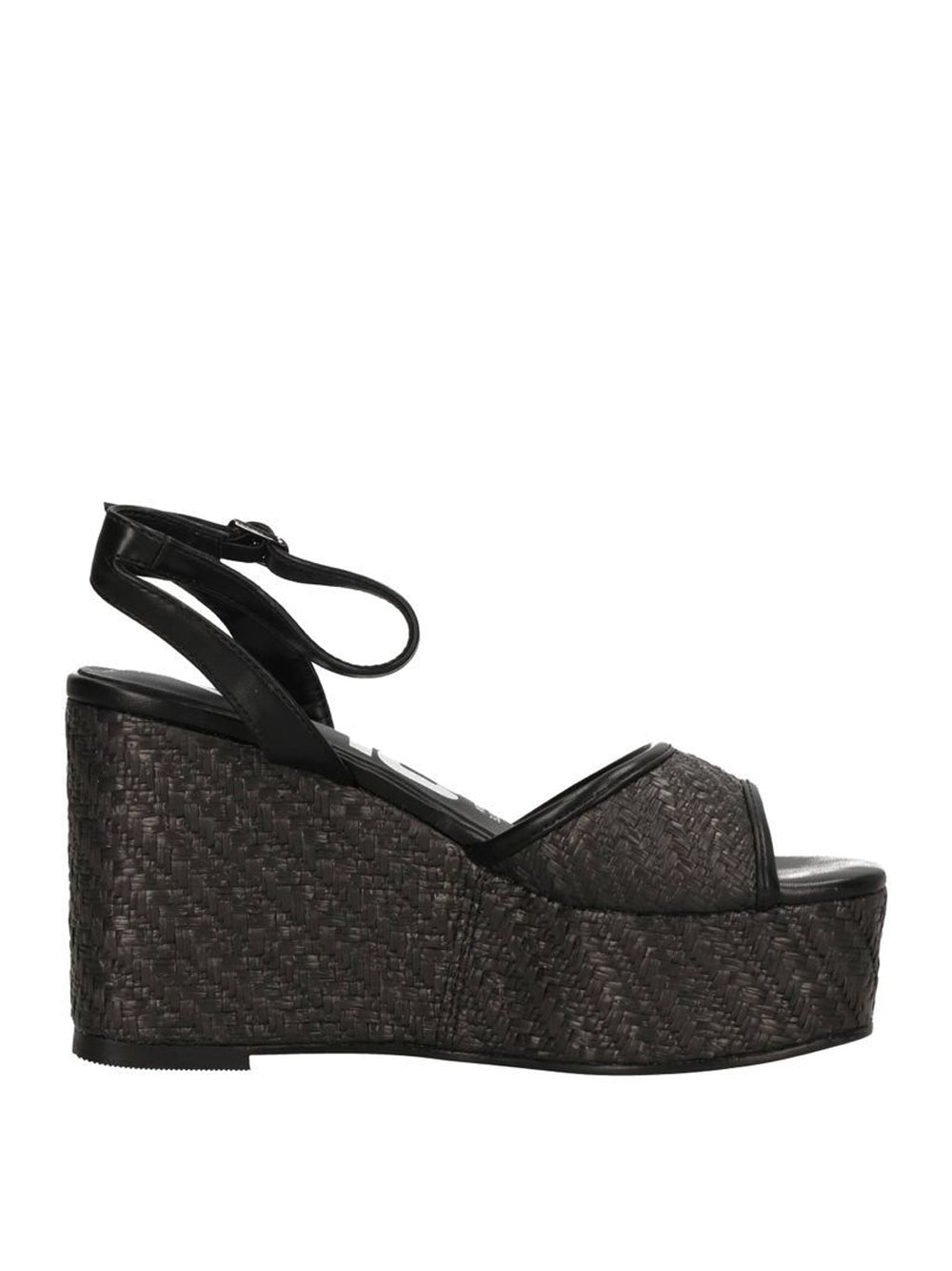 4US Sandali con zeppa Donna - Nero modello 4US120