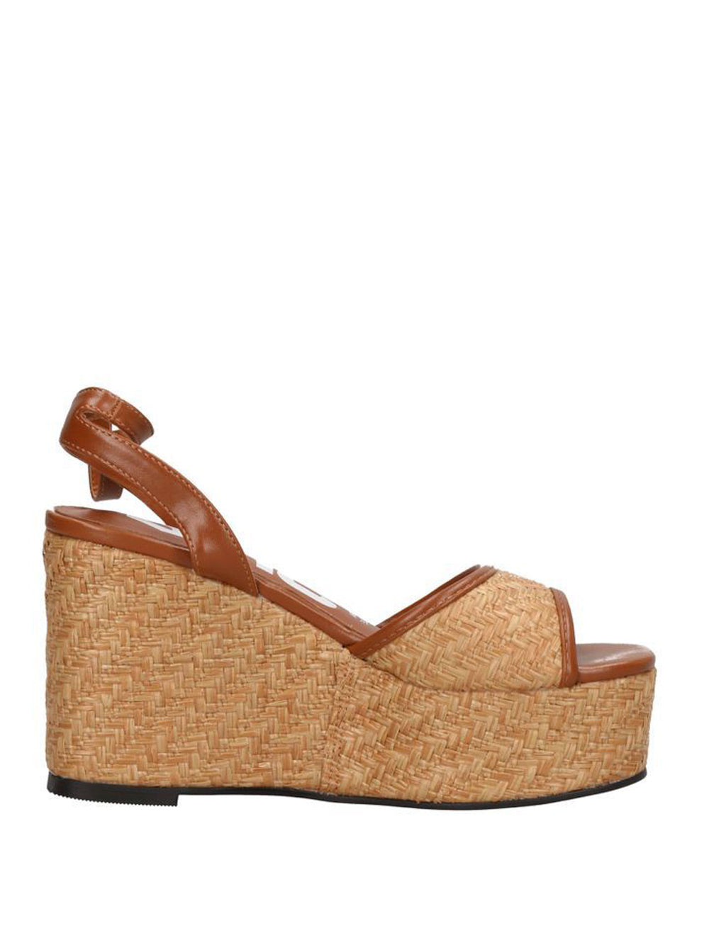4US Sandali con zeppa Donna - Cuoio modello 4US120