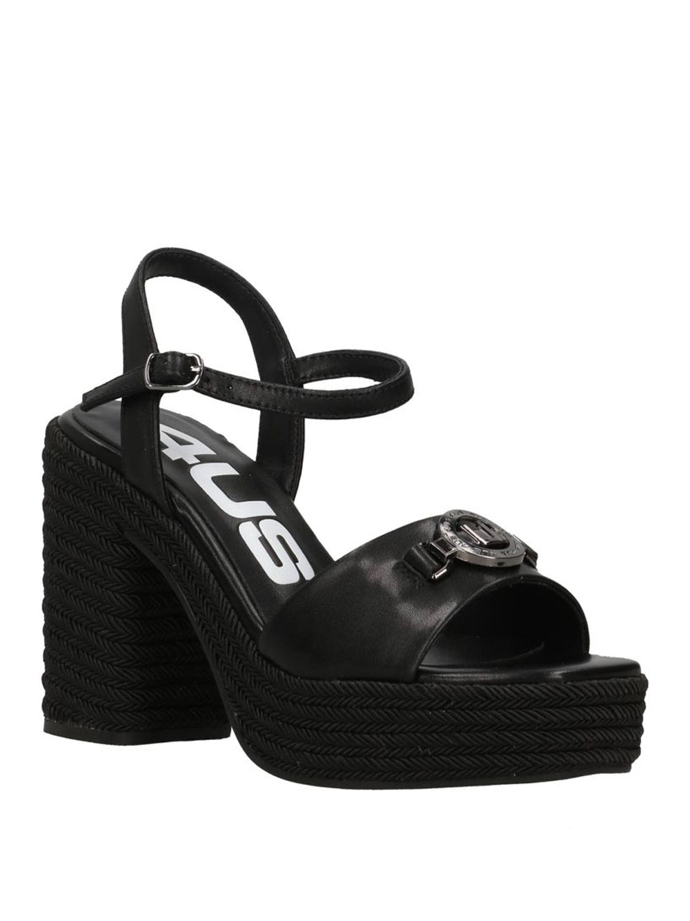 4US Sandali con tacco Donna - Nero modello 4US126