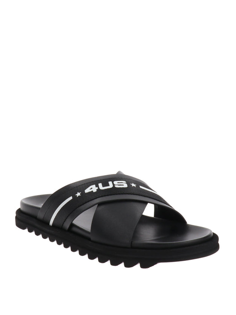 4US Ciabatte Uomo - Nero modello RIS016