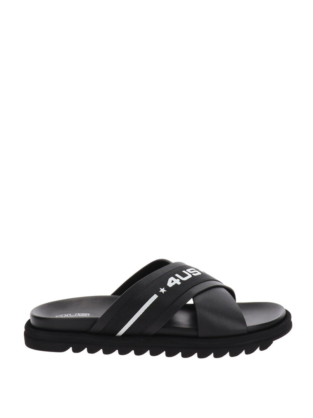 4US Ciabatte Uomo - Nero modello RIS016
