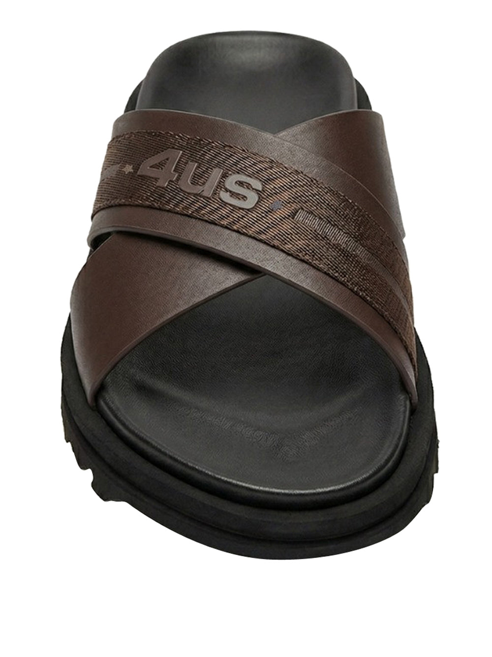 4US Ciabatte Uomo - Marrone modello RIS016