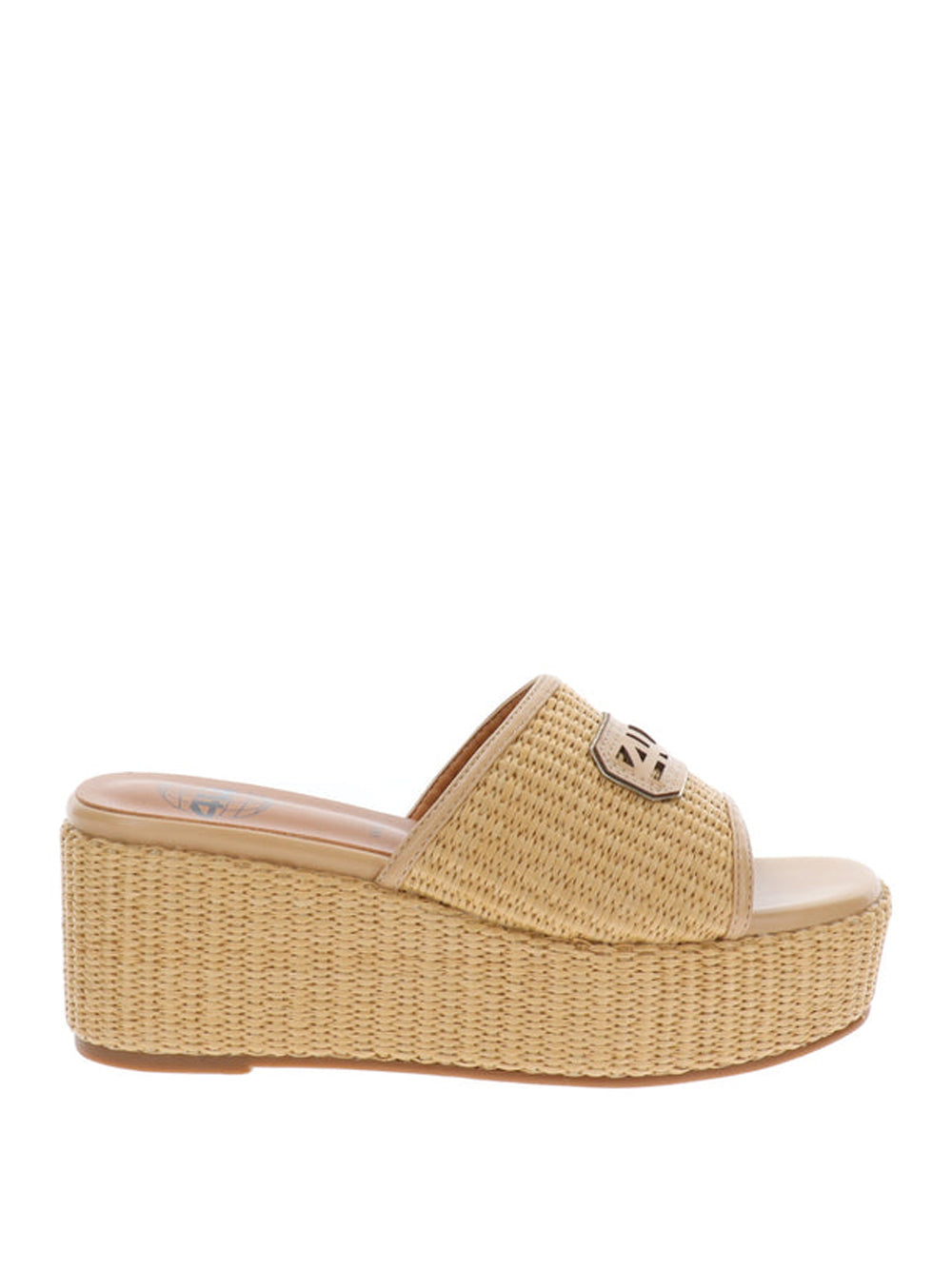 4US Sandali con zeppa Donna - Beige modello UZM03