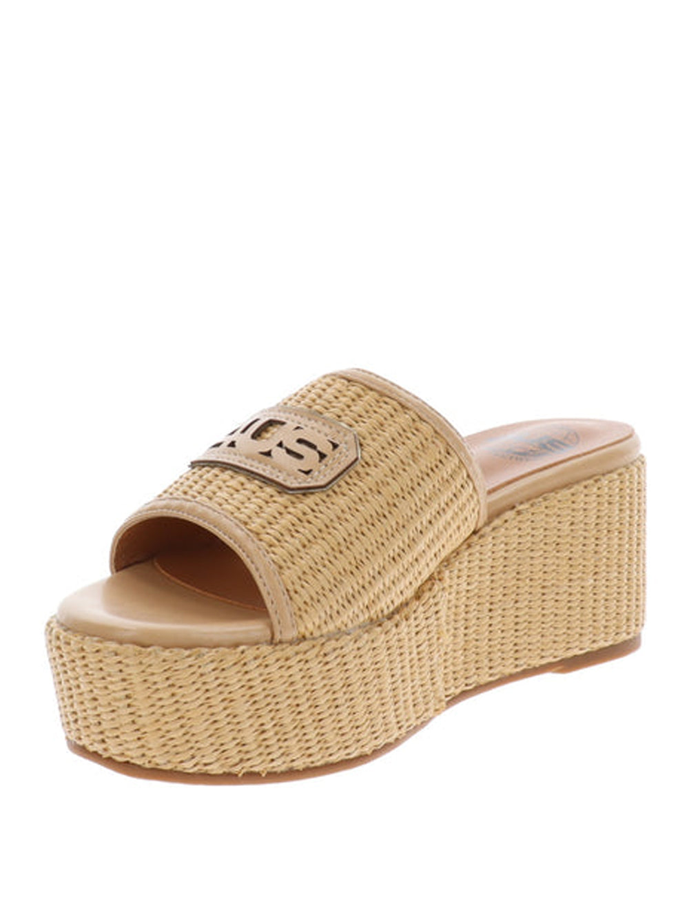 4US Sandali con zeppa Donna - Beige modello UZM03