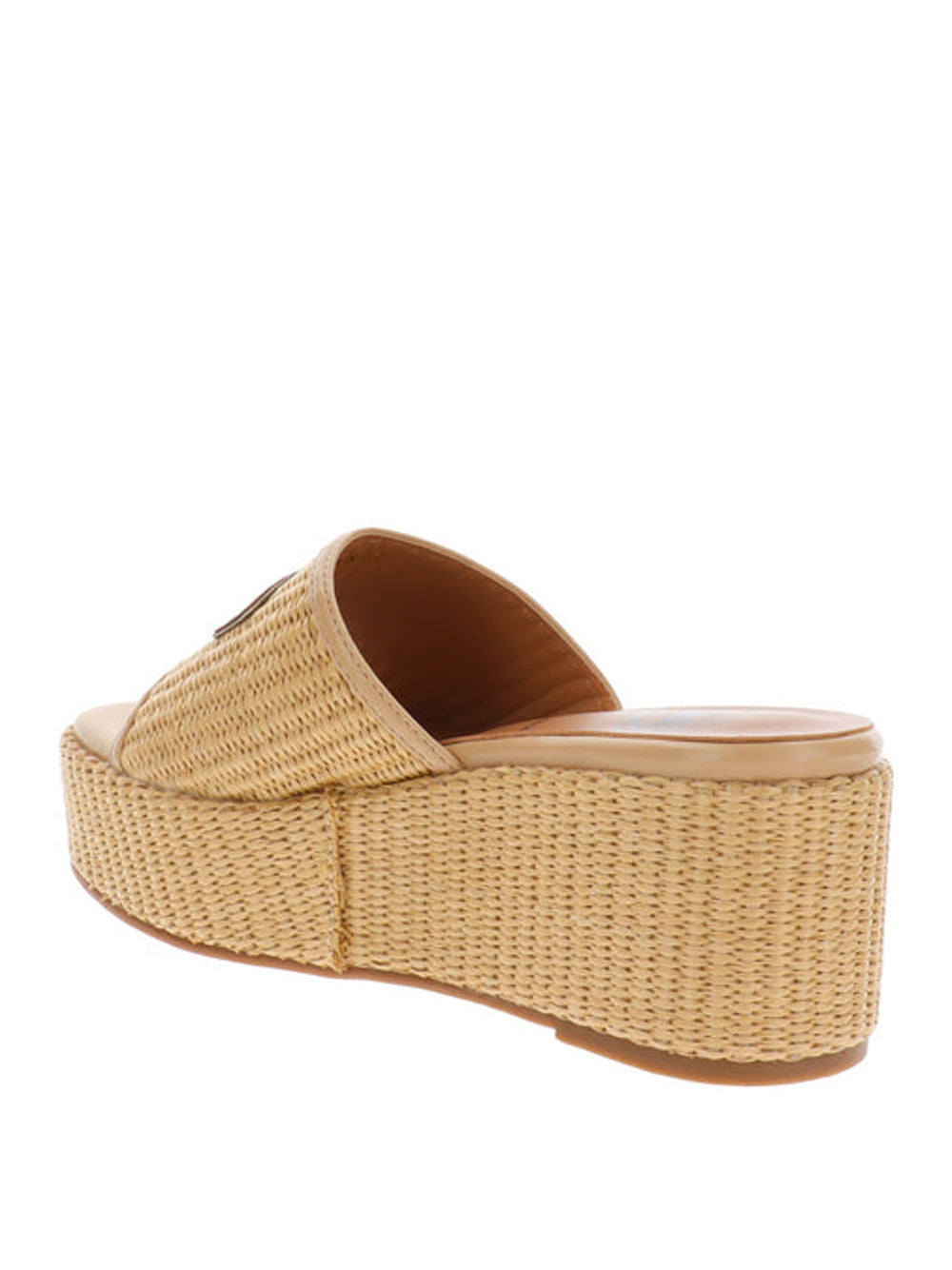 4US Sandali con zeppa Donna - Beige modello UZM03