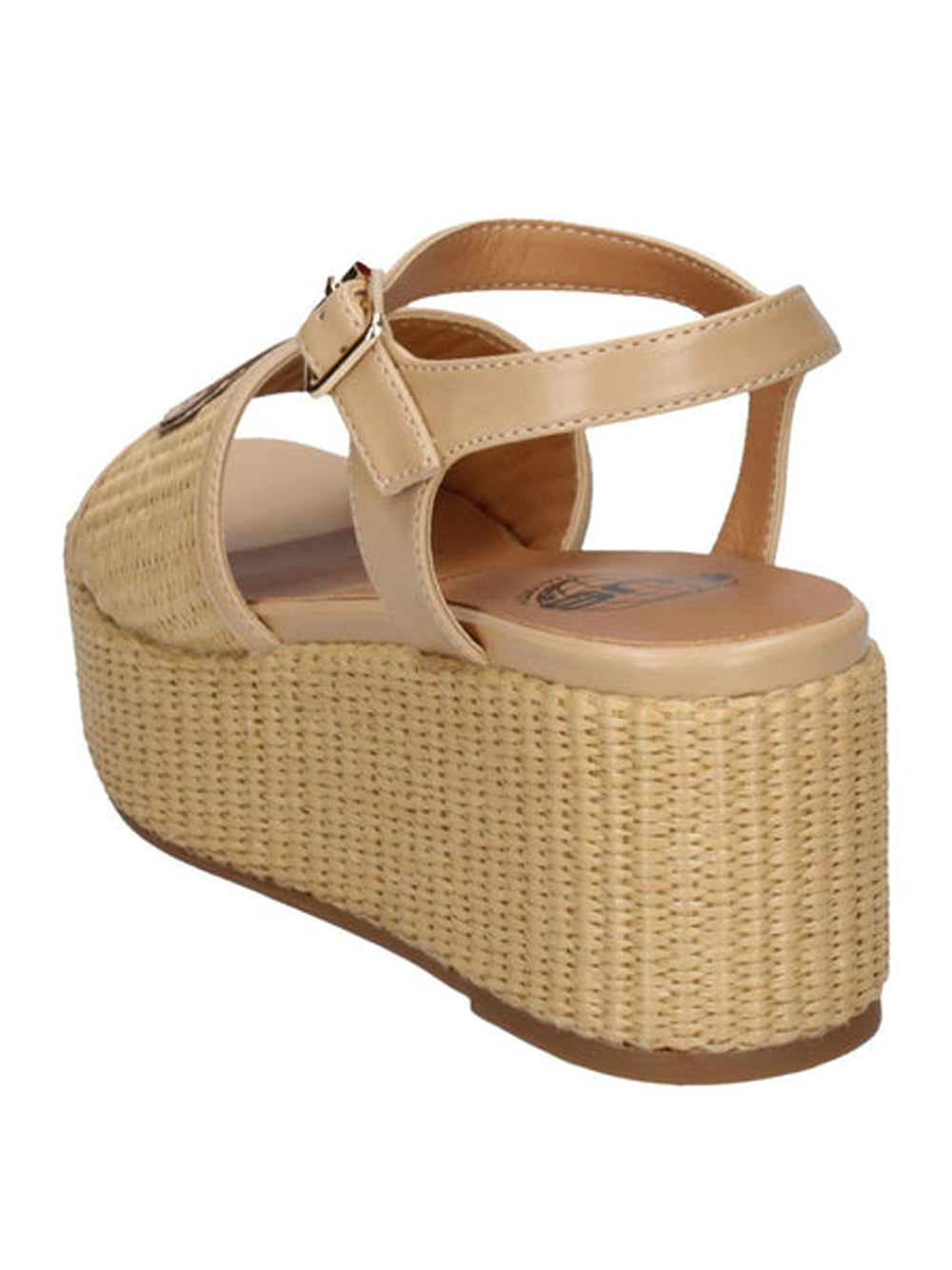 4US Sandali con zeppa Donna - Beige modello UZM04