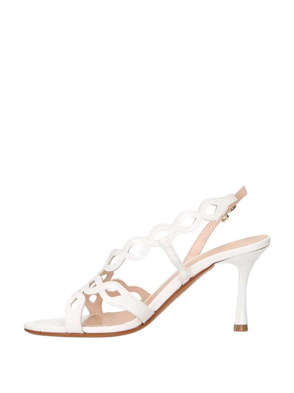 ALBANO Sandali con tacco Donna - Bianco modello 5514
