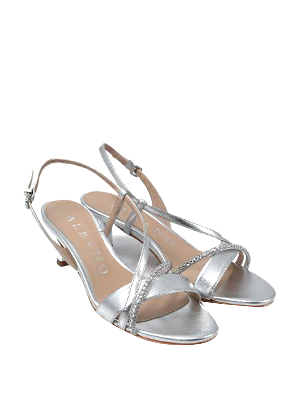 ALBANO Sandali con tacco Donna - Argento modello 5523