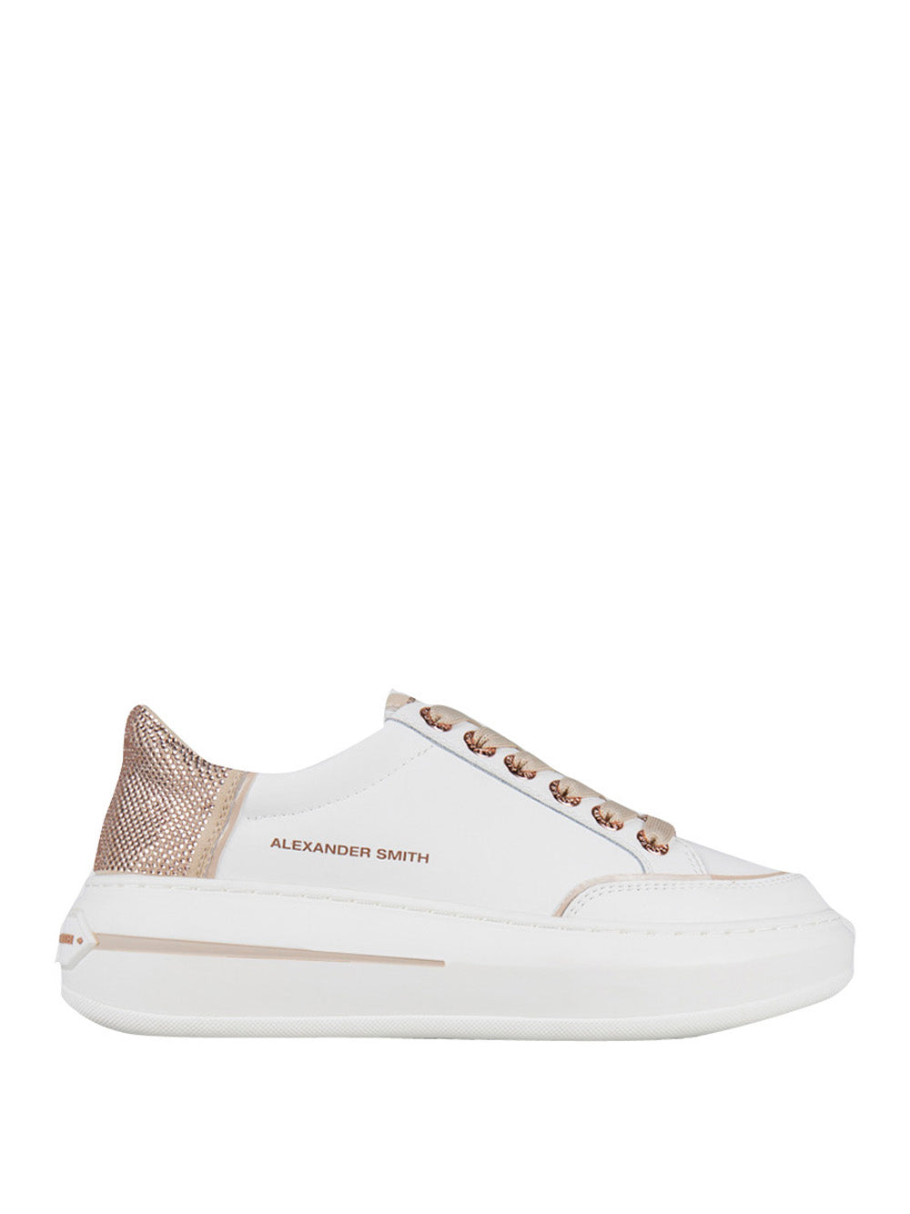 ALEXANDER SMITH Sneakers platform Donna - Bianco modello ASBDLSW1869