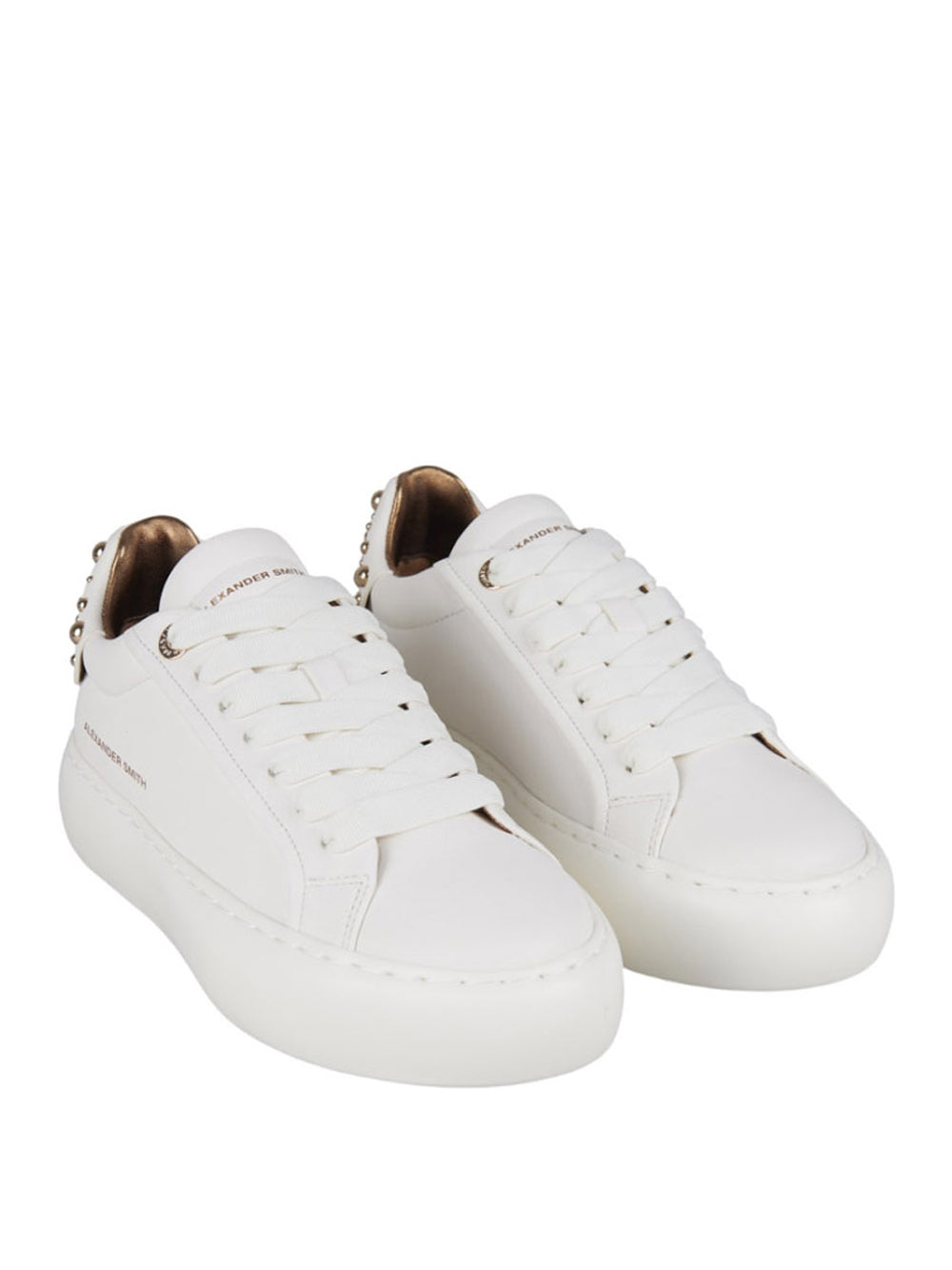 ALEXANDER SMITH Sneakers con borchie Donna - Bianco modello ASBDSOW3573