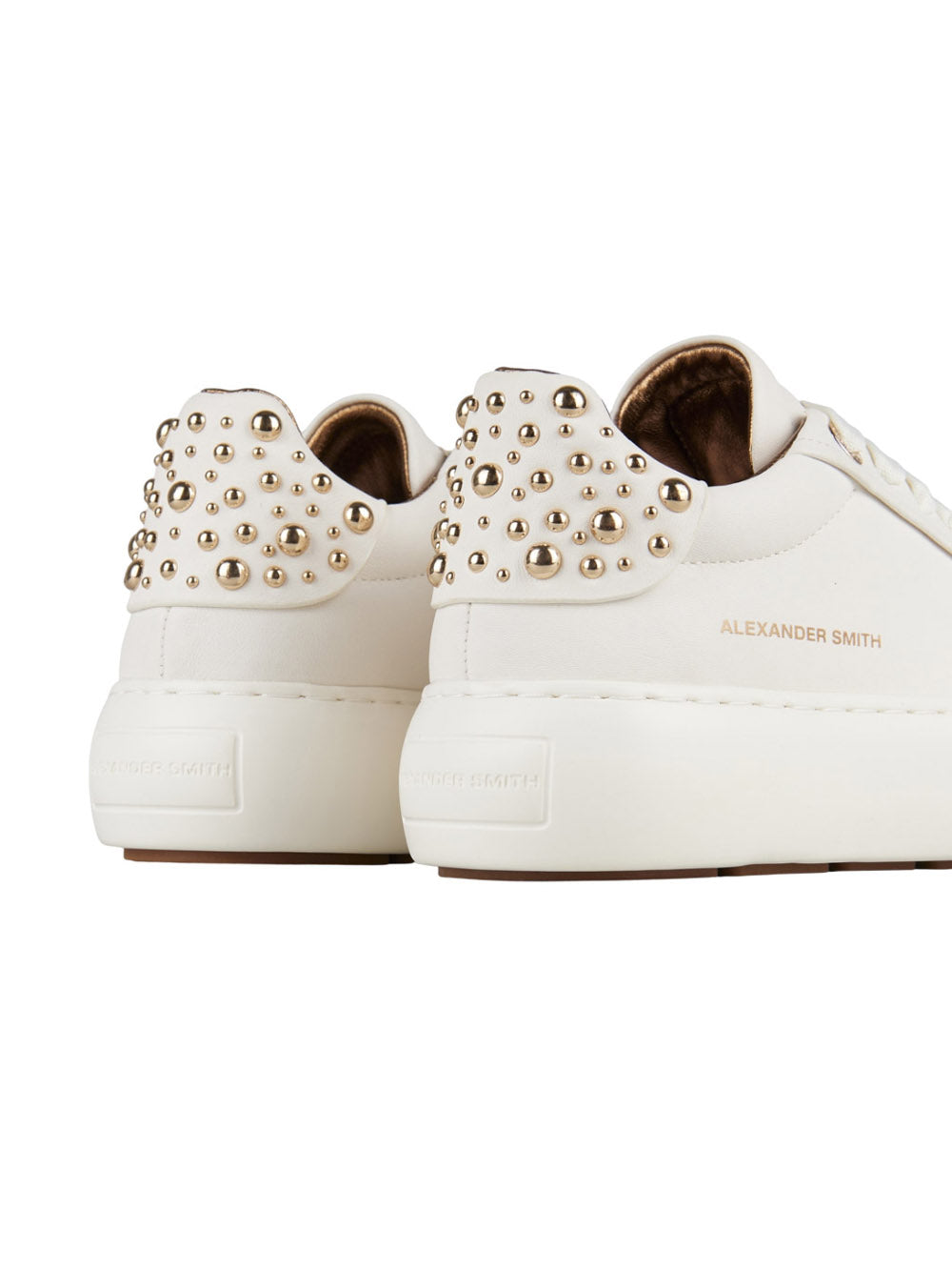ALEXANDER SMITH Sneakers con borchie Donna - Bianco modello ASBDSOW3573
