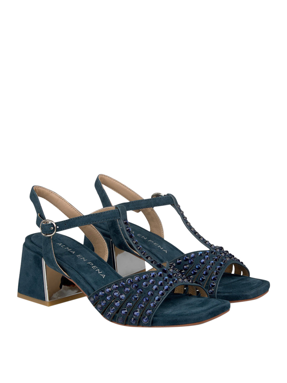 ALMA EN PENA Sandali con tacco Donna - Blu modello V263105