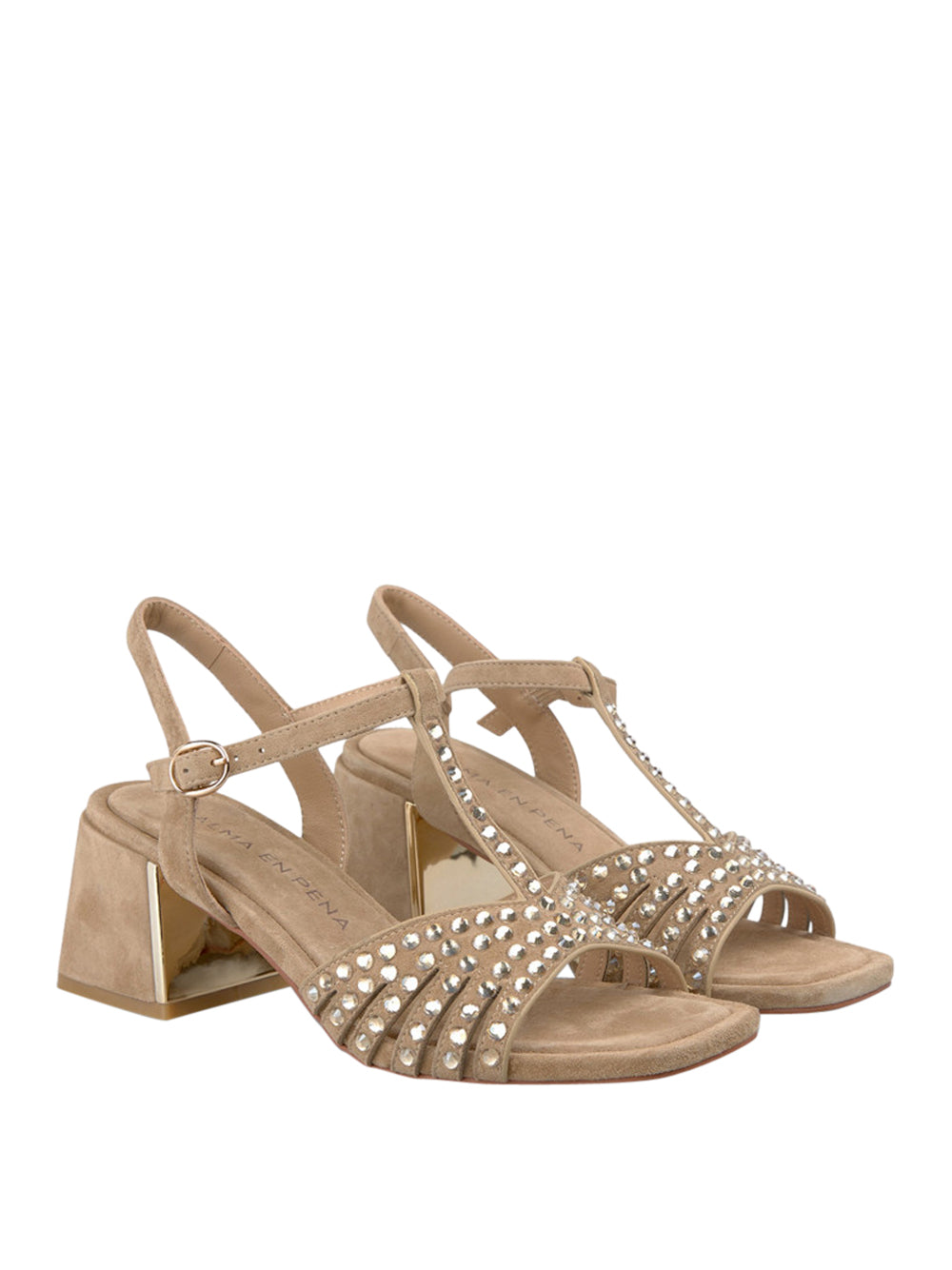 ALMA EN PENA Sandali con tacco Donna - Beige modello V263105