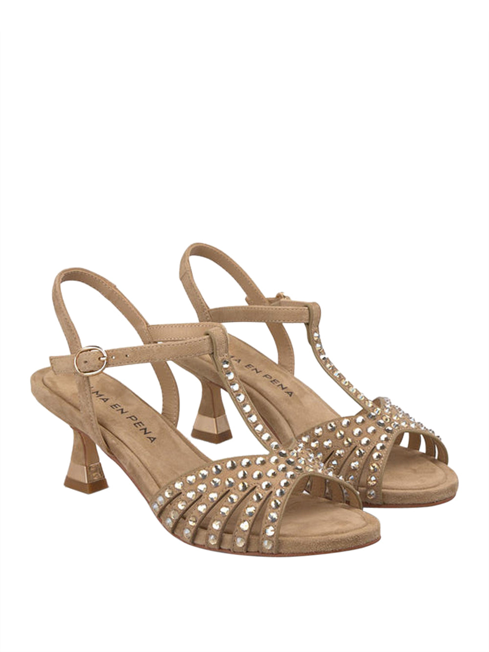 ALMA EN PENA Sandali con tacco Donna - Beige modello V264901