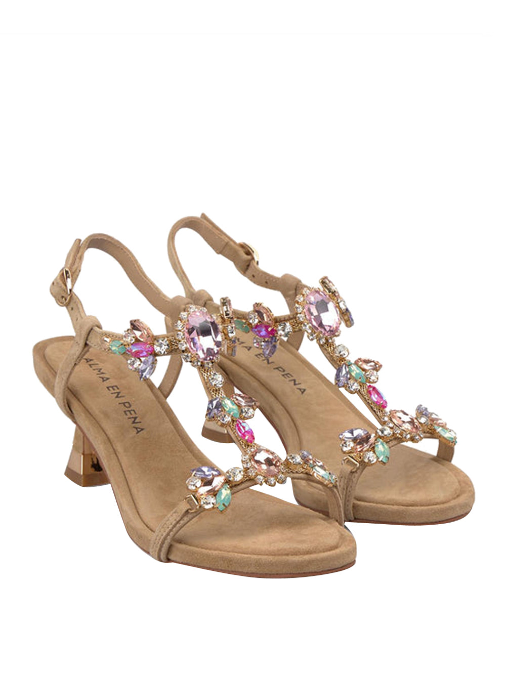 ALMA EN PENA Sandali con tacco Donna - Beige modello V264904