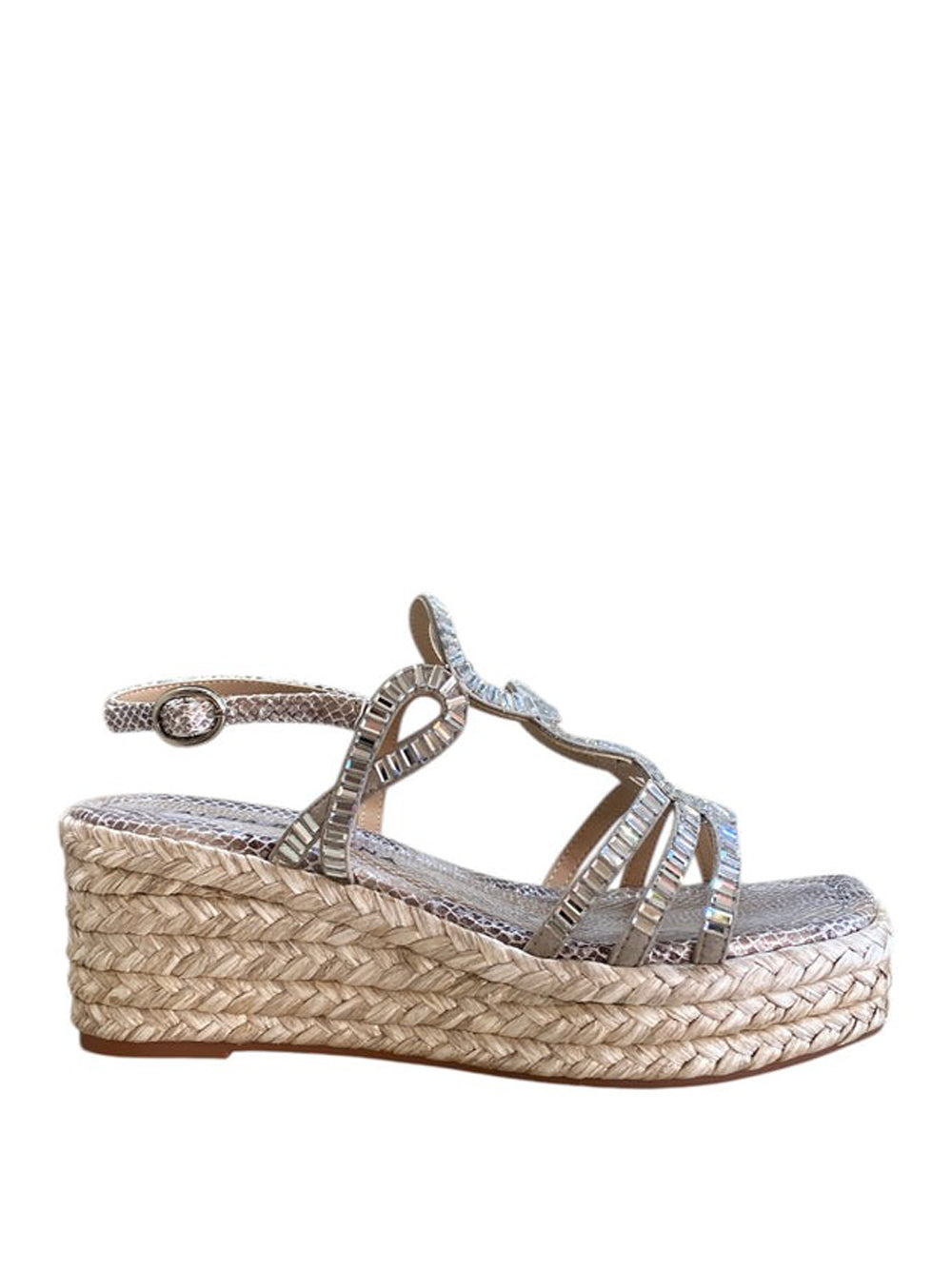 ALMA EN PENA Sandali con zeppa Donna - Beige modello V2650751