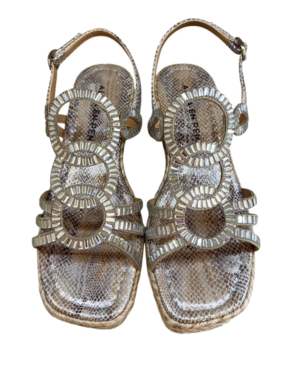 ALMA EN PENA Sandali con zeppa Donna - Beige modello V2650751