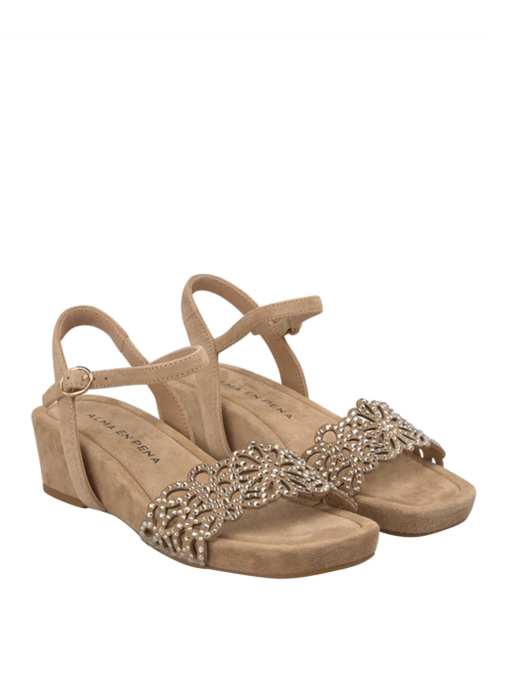 ALMA EN PENA Sandali con zeppa Donna - Beige modello V267710