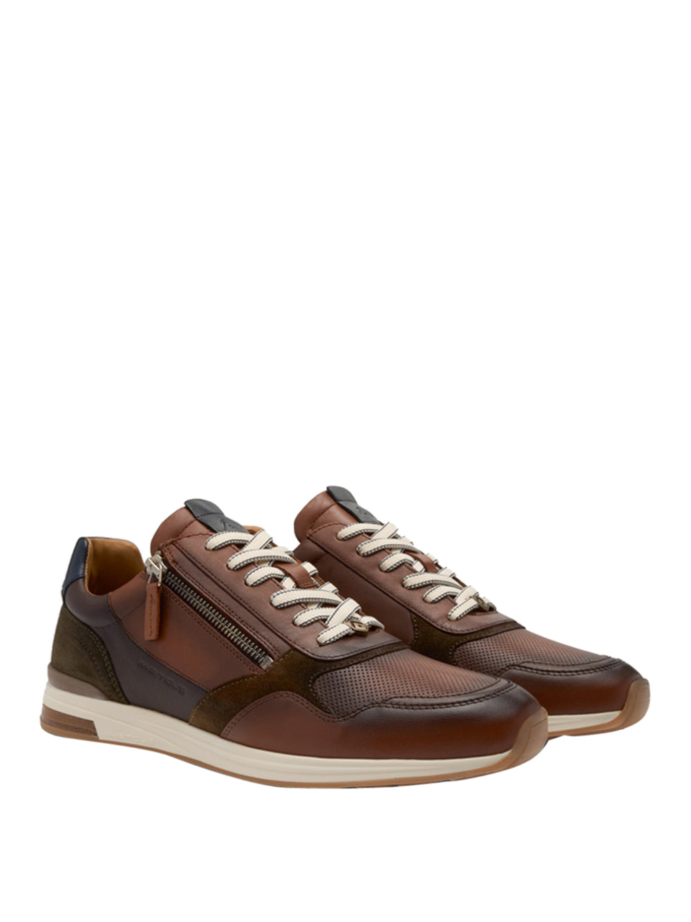 AMBITIOUS Sneakers con zip Uomo - Cuoio modello 14204