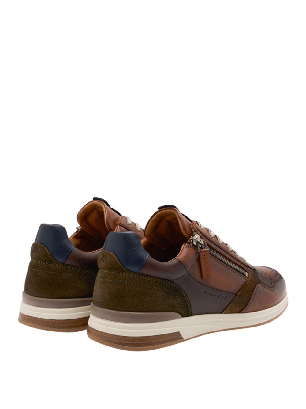 AMBITIOUS Sneakers con zip Uomo - Cuoio modello 14204