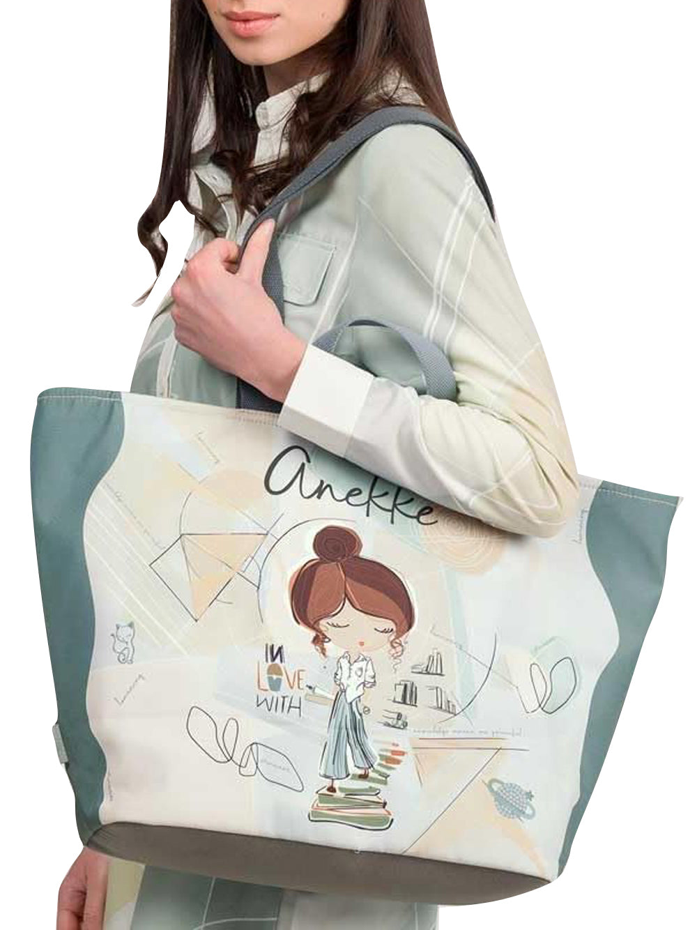 ANEKKE Borsa Shopping Donna - Fantasia modello 42484