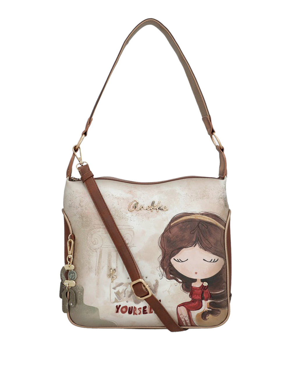 ANEKKE Borsa a Spalla Donna - Beige modello 42702
