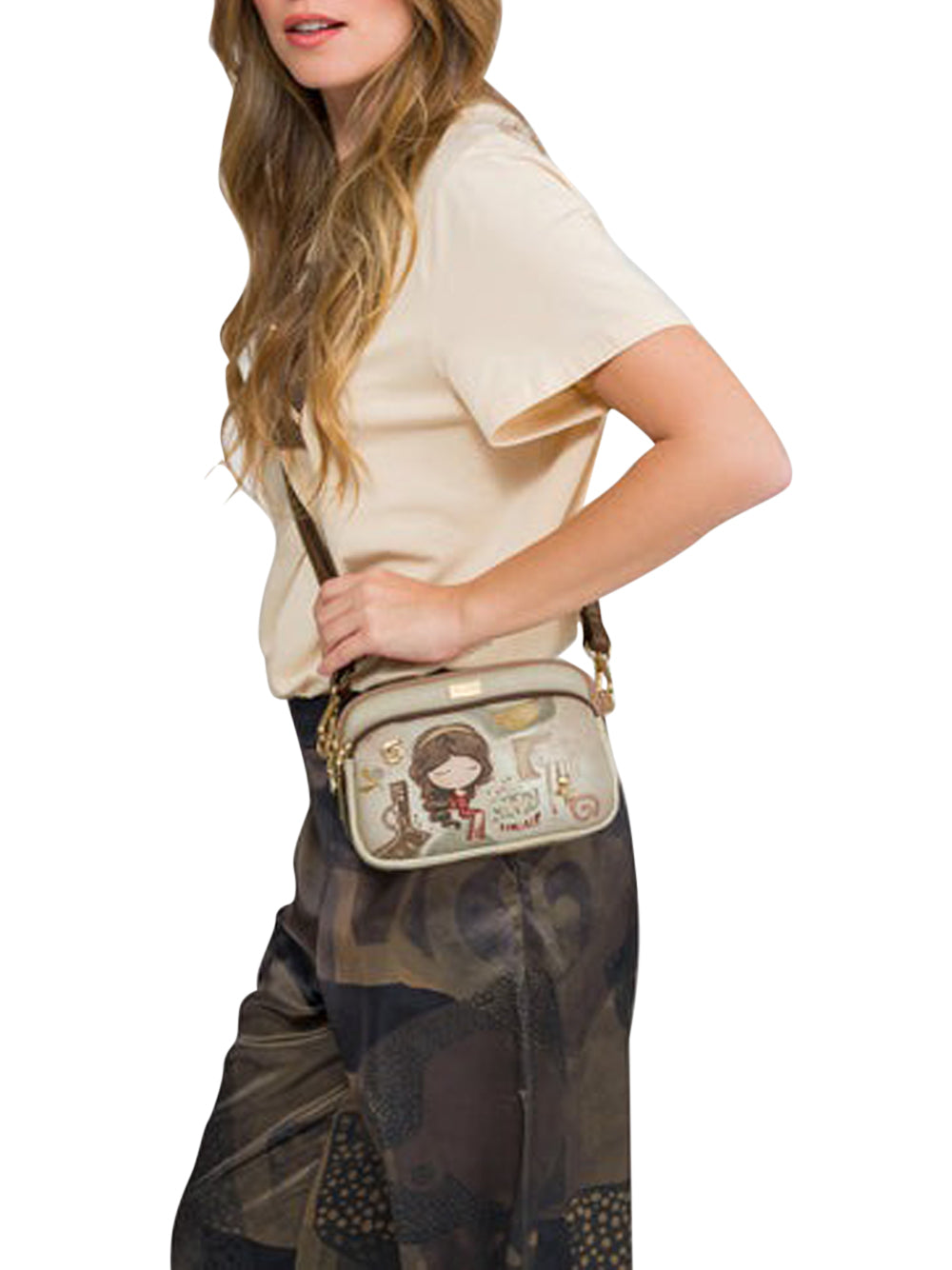 ANEKKE Borsa a Tracolla Donna - Beige modello 42703