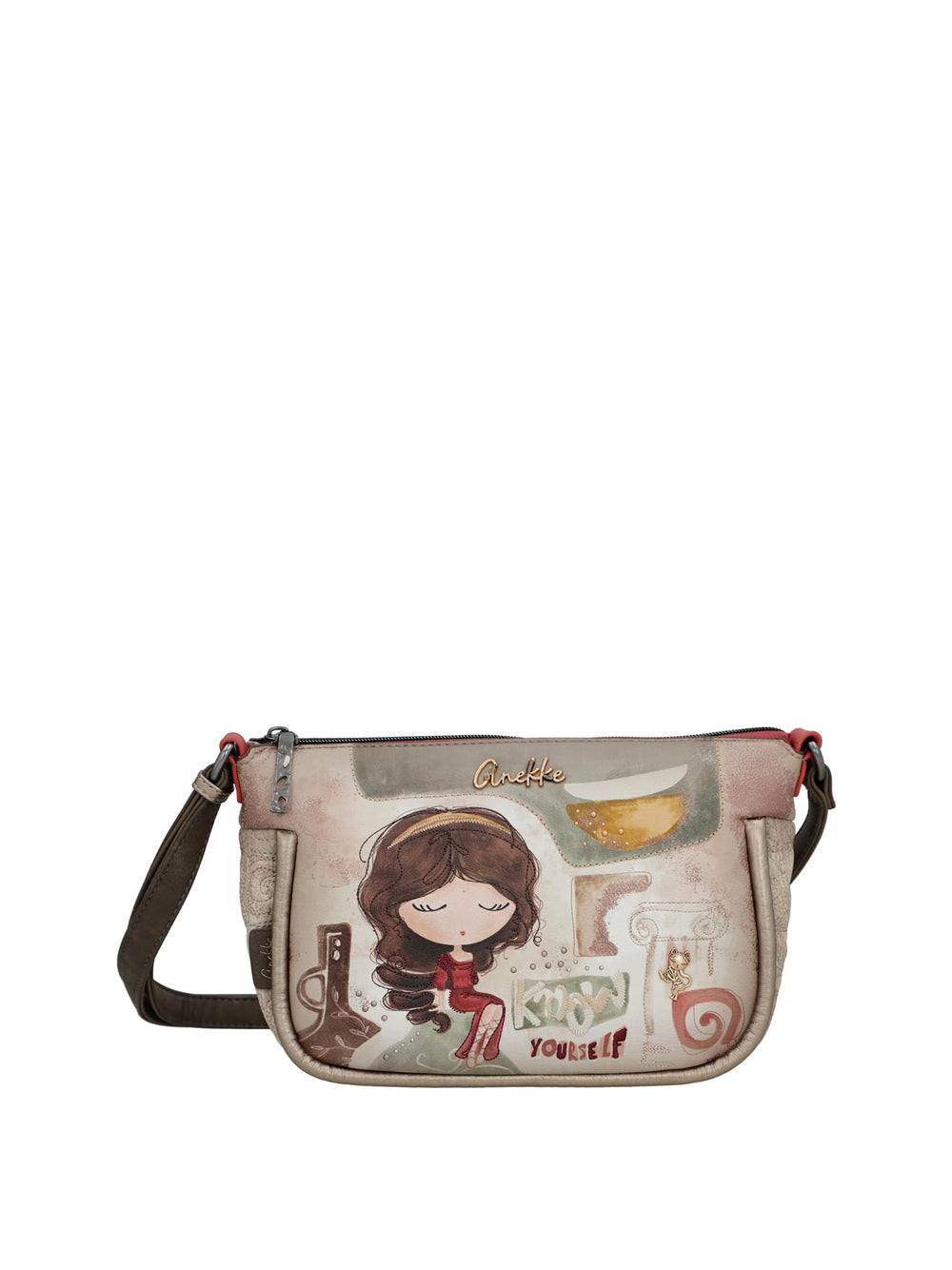 ANEKKE Borsa a Tracolla Donna - Beige modello 42703
