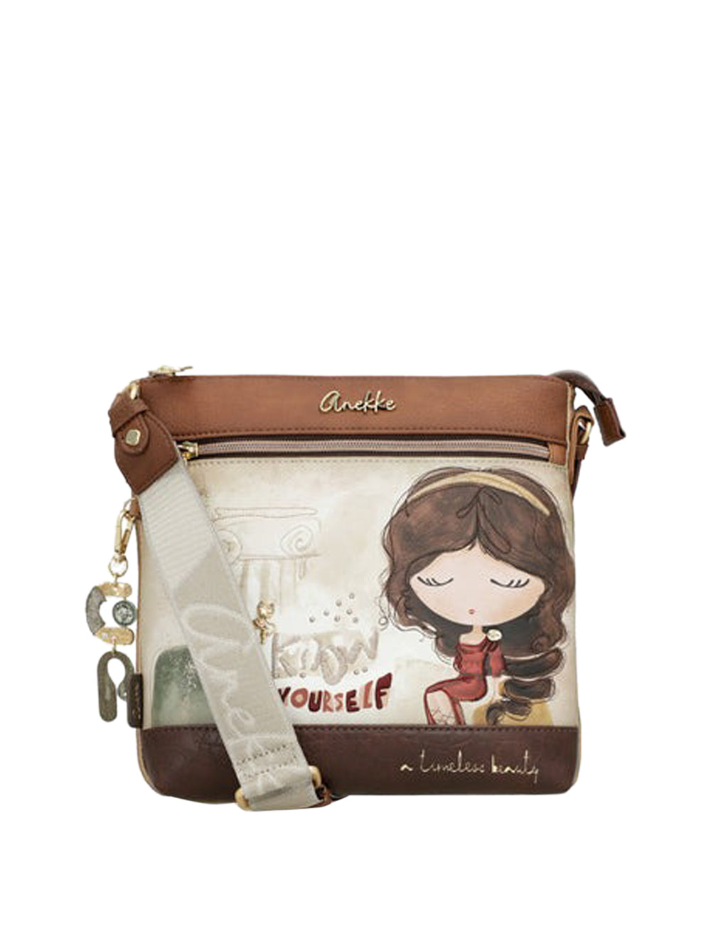 ANEKKE Borsa a Tracolla Donna - Beige modello 42703