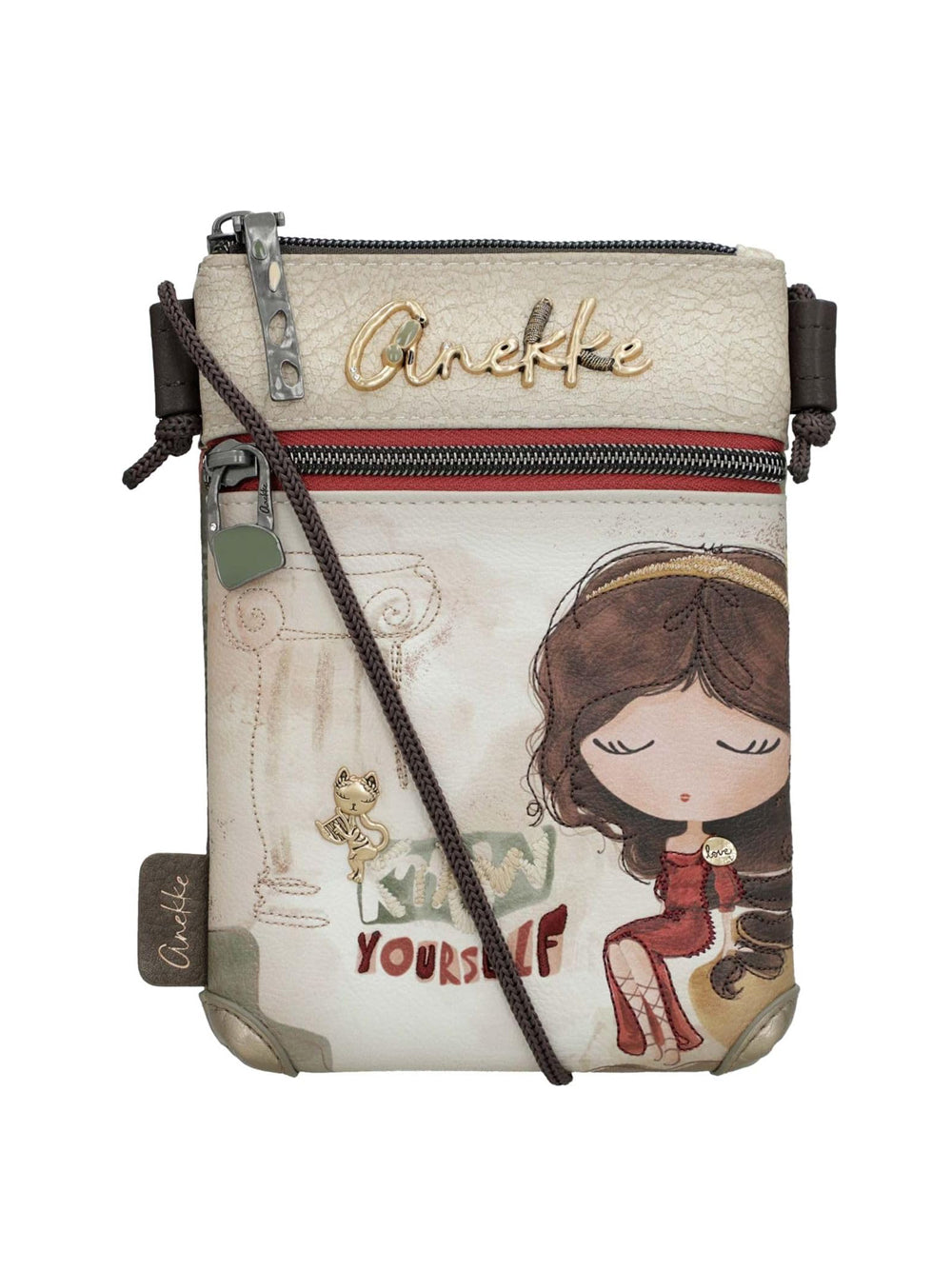 ANEKKE Borsa a Tracolla Donna - Beige modello 42703