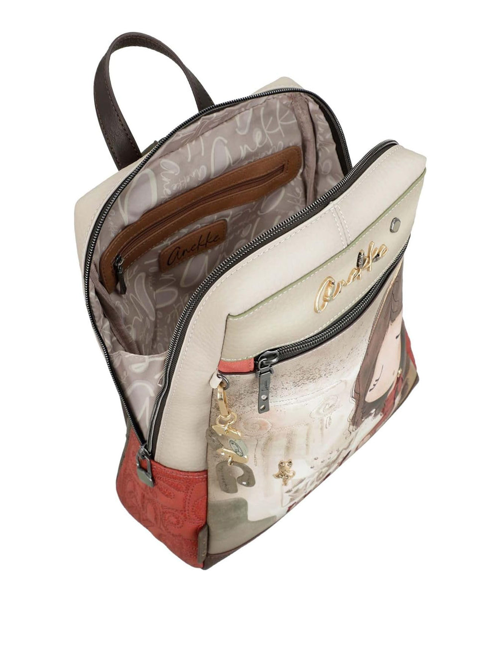 ANEKKE Borsa a Zainetto Donna - Beige modello 42705
