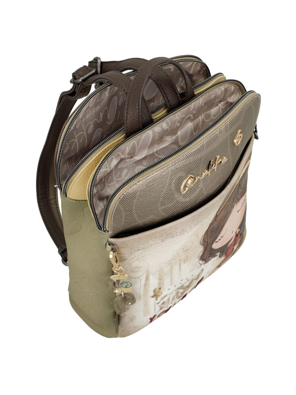ANEKKE Borsa a Zainetto Donna - Beige modello 42705