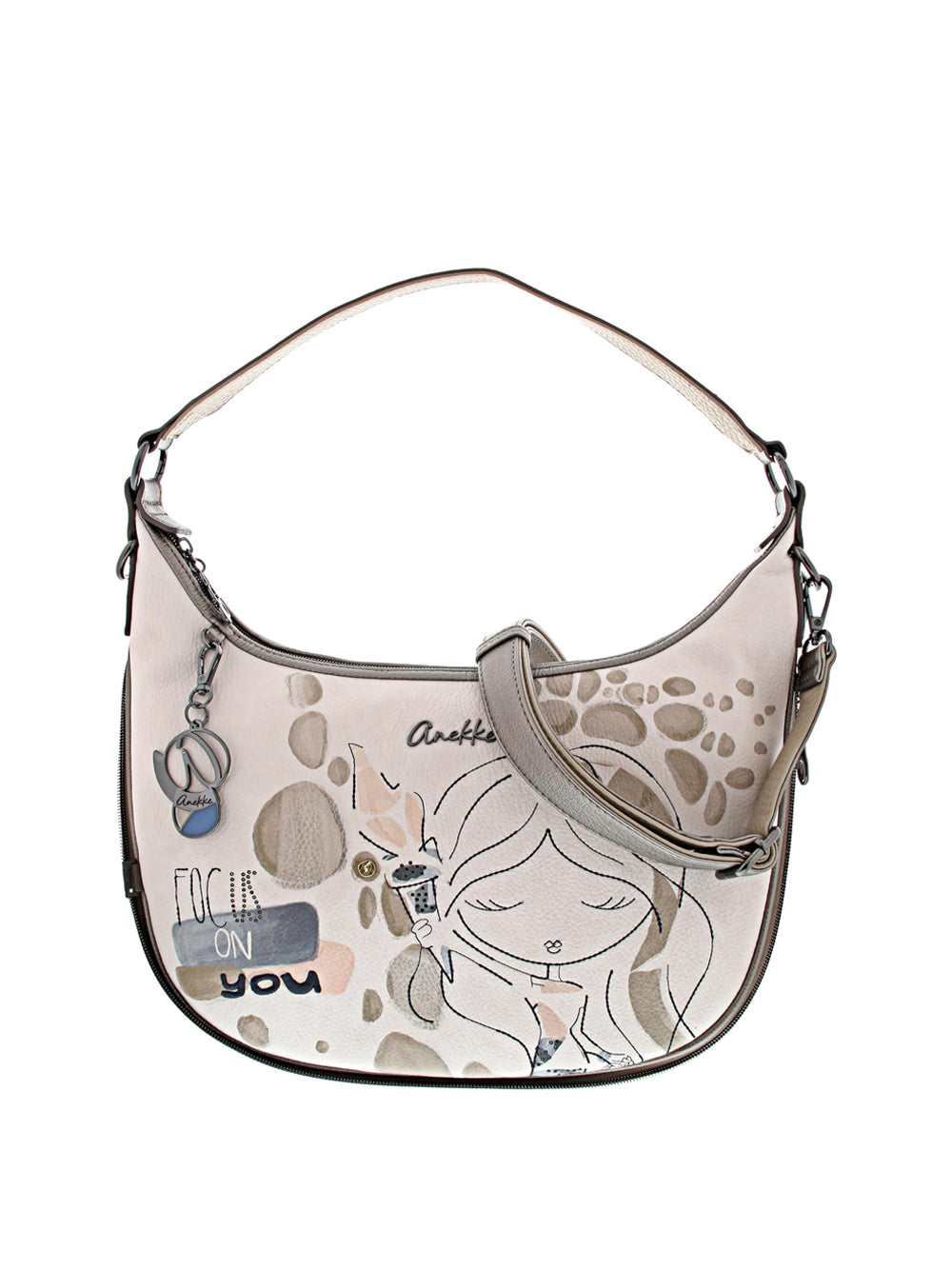 ANEKKE Borsa a Spalla Donna - Beige modello 42742