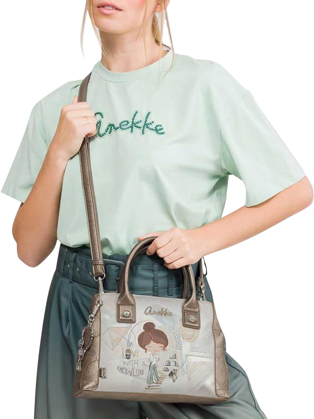 ANEKKE Borsa a Mano Donna - Fantasia modello 42801