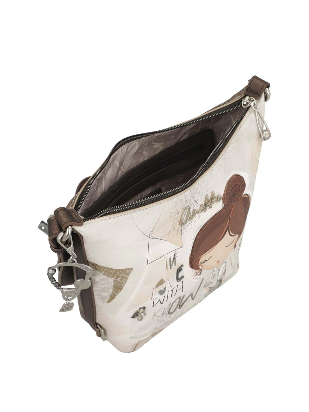ANEKKE Borsa a Tracolla Donna - Beige modello 42803