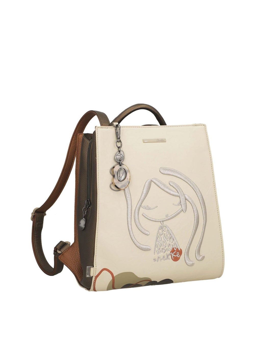 ANEKKE Borsa a Zainetto Donna - Beige modello 42875